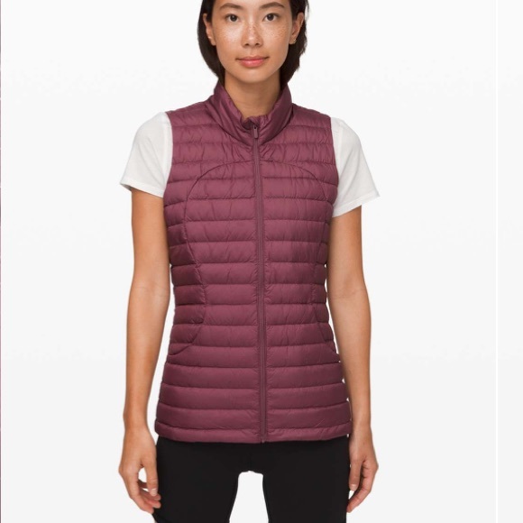 Lululemon Pack It Down Vest In Plumful Size 10 NWOT - Picture 1 of 13